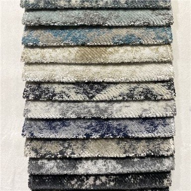 Tissu de textile de maison de sofa de velours de jacquard