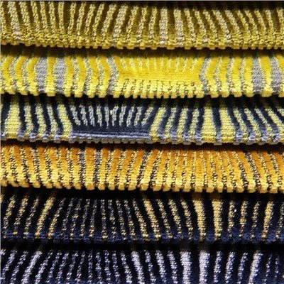 Tissu textile de maison jacquard velours