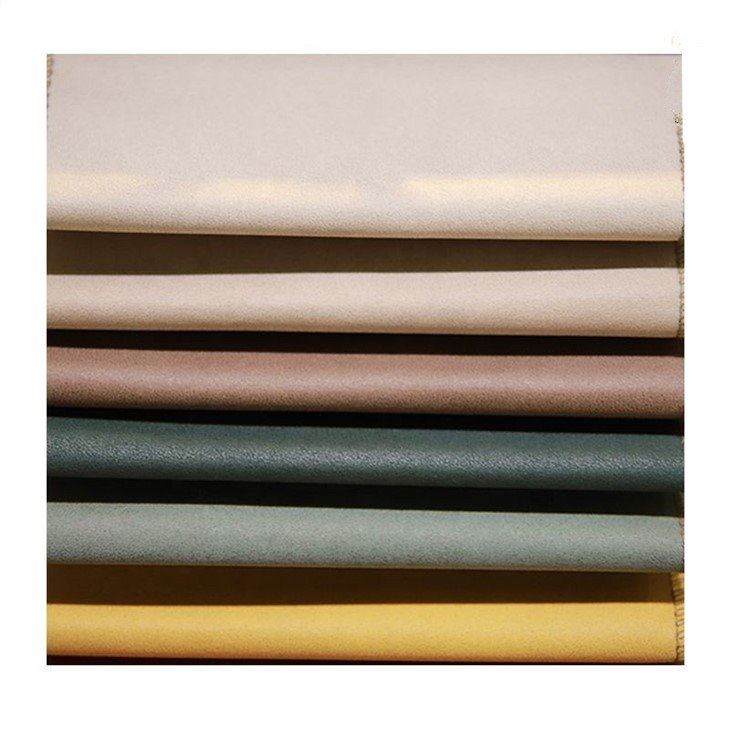Tissu en cuir velours Tissu en similicuir